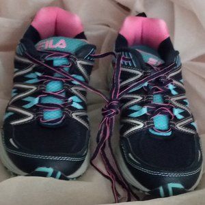 **SALE**  BRAND NEW Women's Size 9M ''FILA'' in Navy and Pink w MEMORY F…